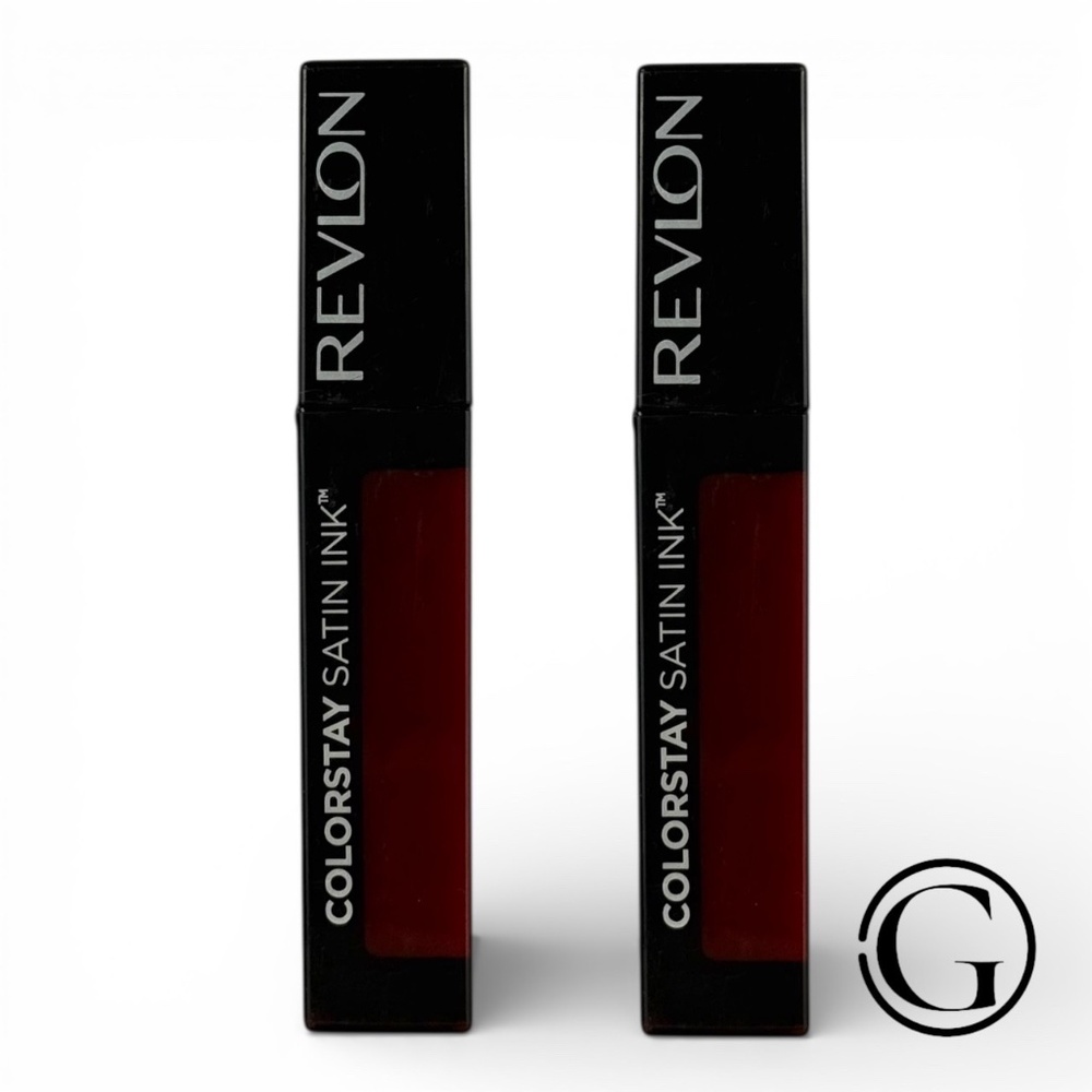 3 PACK Revlon ColorStay Satin Ink 16-hour Liquid Lipstick 0.17 oz 034 Regal Ruby